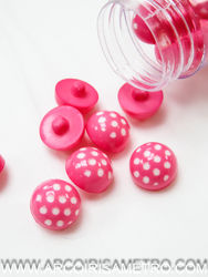 Pink mushroom button