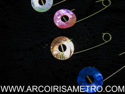 Mother of pearl Shawl pin 