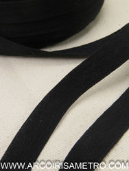 tight weave cotton tape - Black