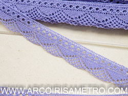 Renda leques - lilás
