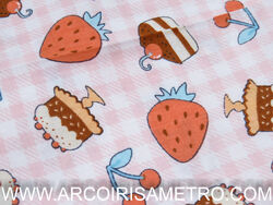 FABRICART - Cakes and strawberries