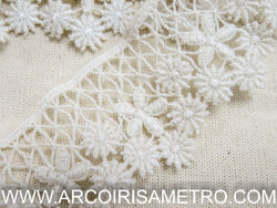 Renda Guipur cru