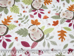 Popeline - Ouriços 7006