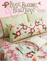 Livro de patchwork - Bugs, Blooms, bullfrogs