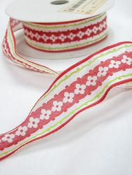 Ribbon with wire 25mm