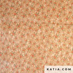 Katia - Cortiça estampada - flores