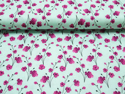 Printed Cotton - Poppies 