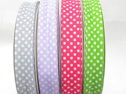 Bais tape 18mm wide polka-dots