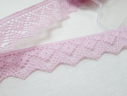 Renda de bicos com brilho