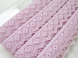 Renda de bicos com brilho