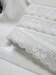 Renda de bicos com brilho