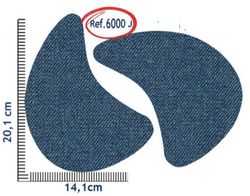 Crotch thermo adhesive patch 
