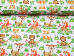 Digital cotton - foxes and deers