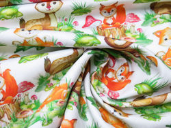 Digital cotton - foxes and deers