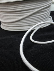 Thin cotton cord - white