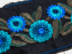 Cotton embroidered tape