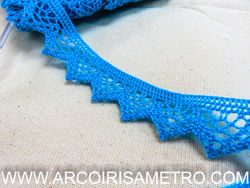 Cotton lace - turquoise 