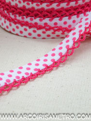 Dotted bias tape