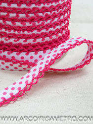 Dotted bias tape
