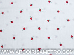 ORGANIC COTTON - Strawberries