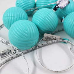 Yarn ball retractable tape measure