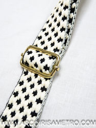 Cotton bag strap with buckles 