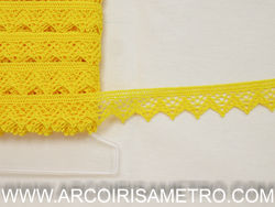 Cotton lace - yellow
