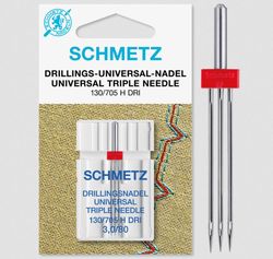 Schmetz - Agulha tripla universal 