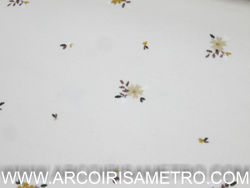 BOMBAZINE COTELE DE VELUDO estampada - flores