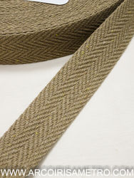 Percinta espiga - 30mm - Castanho Claro 