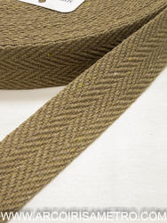 Percinta espiga - 30mm - Castanho Claro 