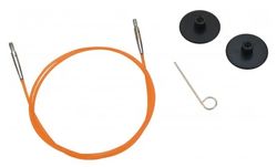 KnitPro - Orange cable 80cm