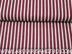 Burgandy stripes