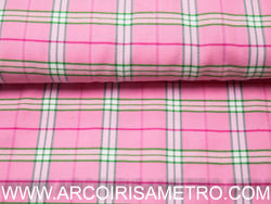 Flanel - Pink and green check