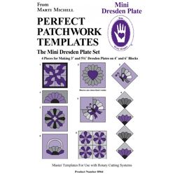 Marti Michel - Perfect Patchwork Templates - Mini Dresden Plate 