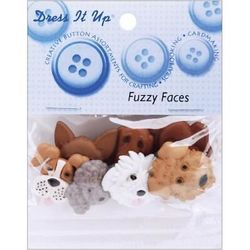 FUZZY FACES BUTTONS