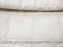 Quadrilé ajourado - cru