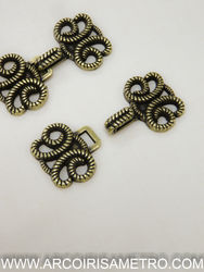 ALAMAR METALICO  -  COLCHETE DECORATIVO -  CORDAS