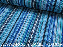 Tula fabric - lacy blue