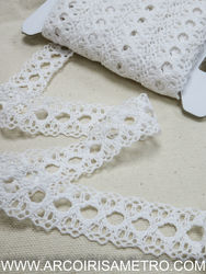 Renda passa-fita - Branco