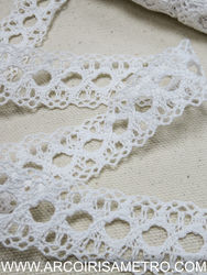 Renda passa-fita - Branco