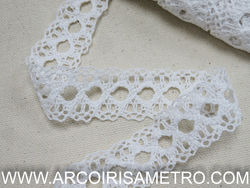 Renda passa-fita - Branco