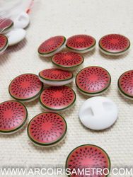 Fruit button - Watermelon