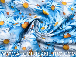 Tecido 3D - Margaridas