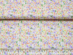 COLEÇAO GOTAS - Flores coloridas