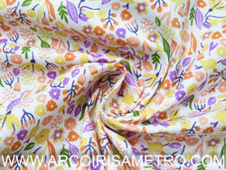 COLEÇAO GOTAS - Flores coloridas