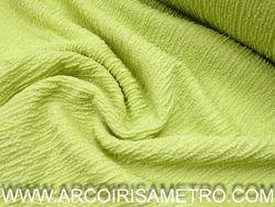 Tecido enrugado - verde