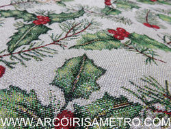 JACQUARD / GOBELIN  FABRIC - MISTLETOE 