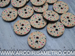 BOTAO COM PINTINHAS - 15MM