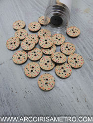 BOTAO COM PINTINHAS - 15MM